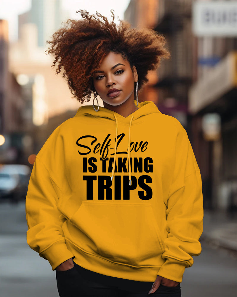 Self Love Is Taking Trips Long Sleeve Hoodies