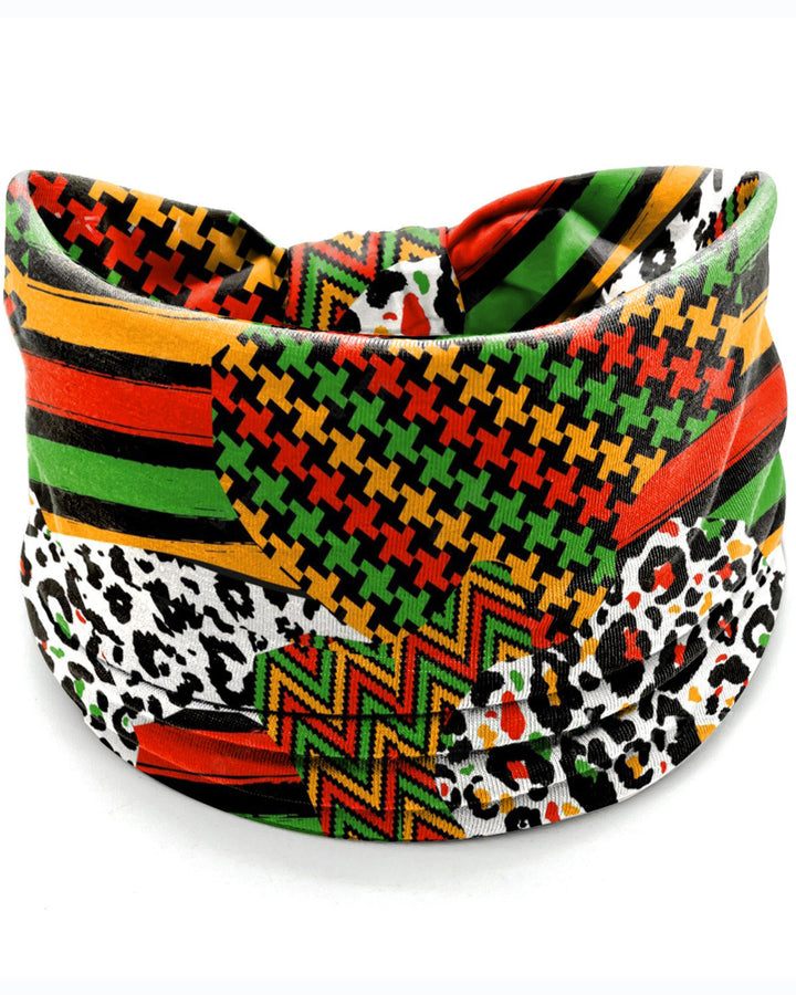 African Printed Boho Headband for Women