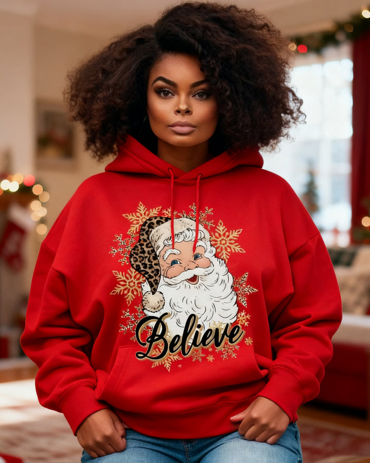 Believe Christmas Long-sleeved Hoodies