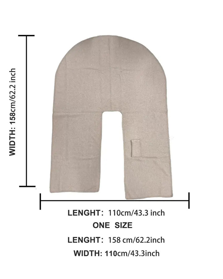 Women's Wrap Poncho Cross Front Knit Cloak Cape Shawl