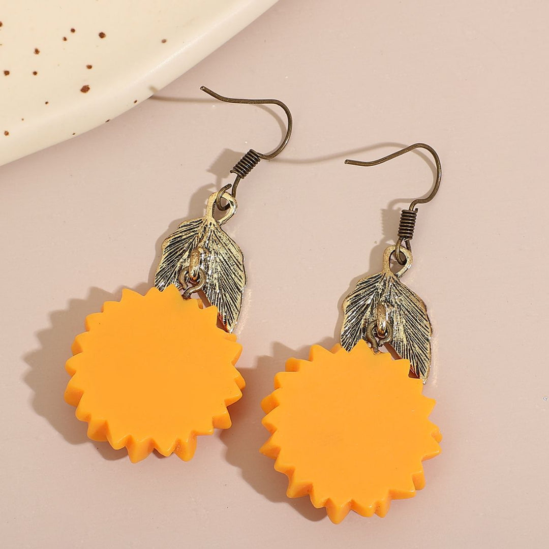 Vintage Sunflower Bohemian Earrings