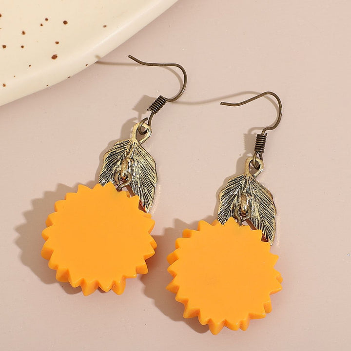 Vintage Sunflower Bohemian Earrings