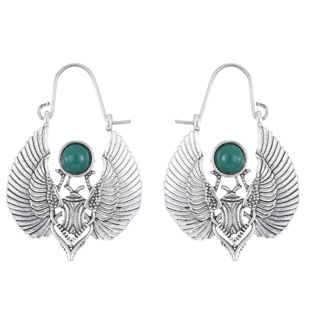 Vintage Egyptian-inspired Sacred Wing Earrings
