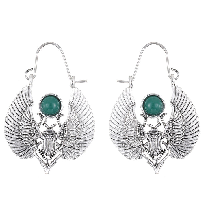 Vintage Egyptian-inspired Sacred Wing Earrings