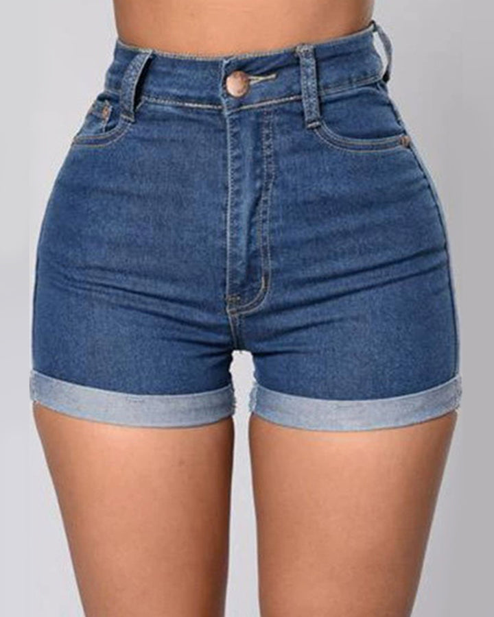 Women's High Stretch-Edge Denim Shorts