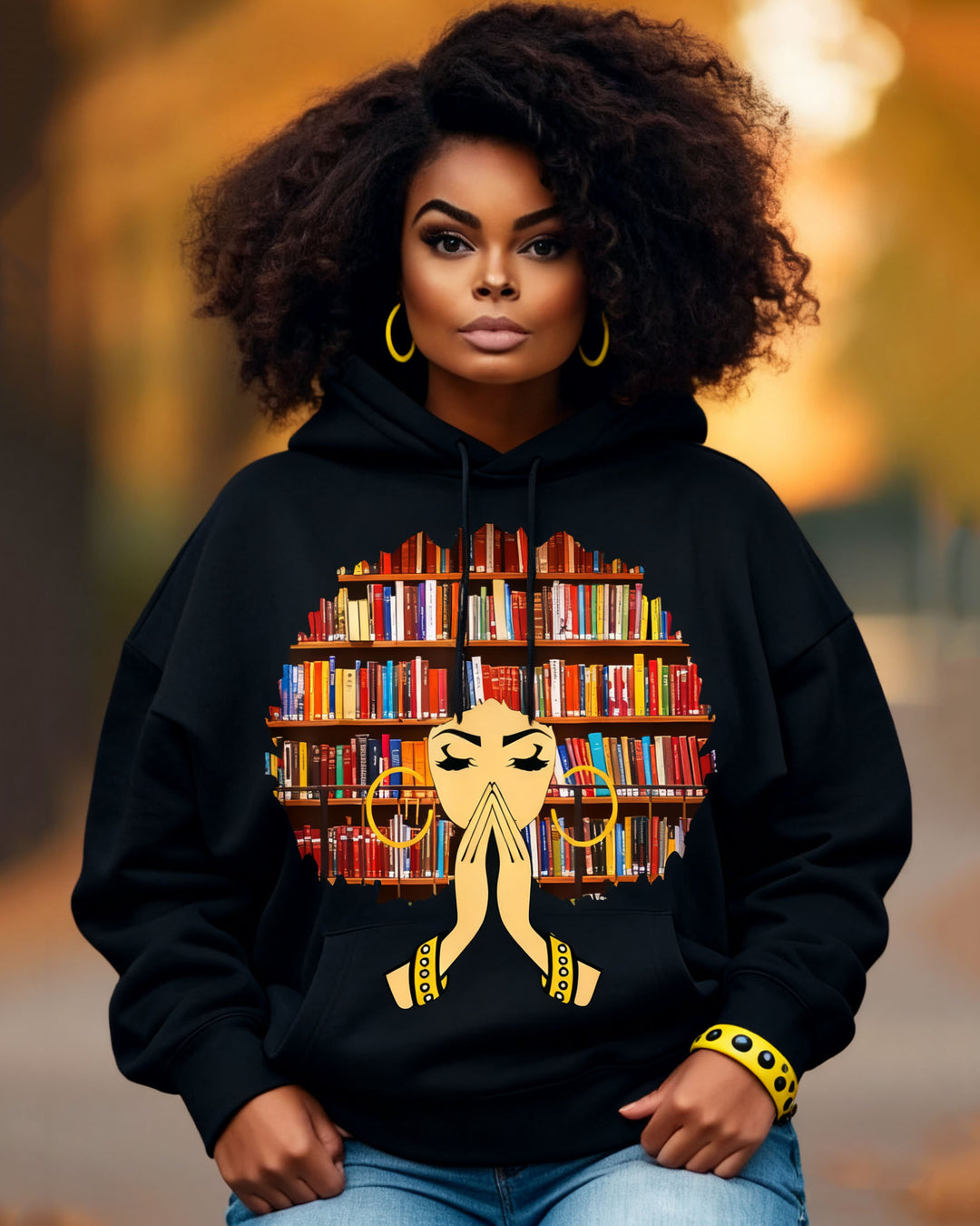 Magic Afro Book Love Long-sleeved Hoodies