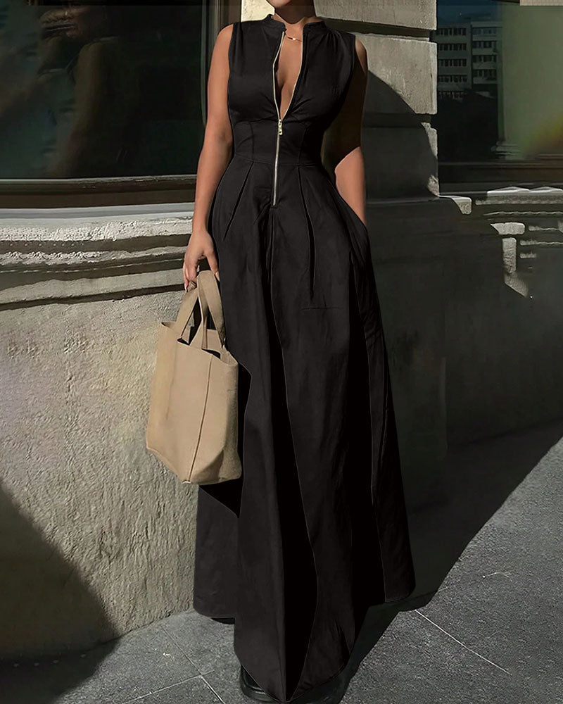 Fashionable Casual Elegant Sleeveless Women Dress