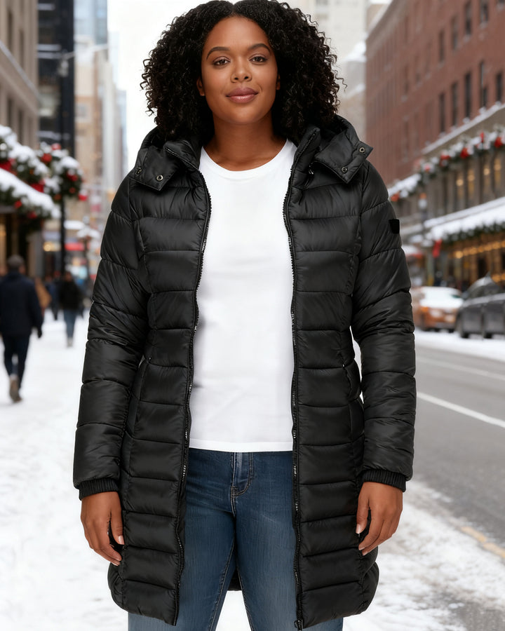 Women's Women's Mid-length Slim-fit Warm Down Cotton-padded Coat