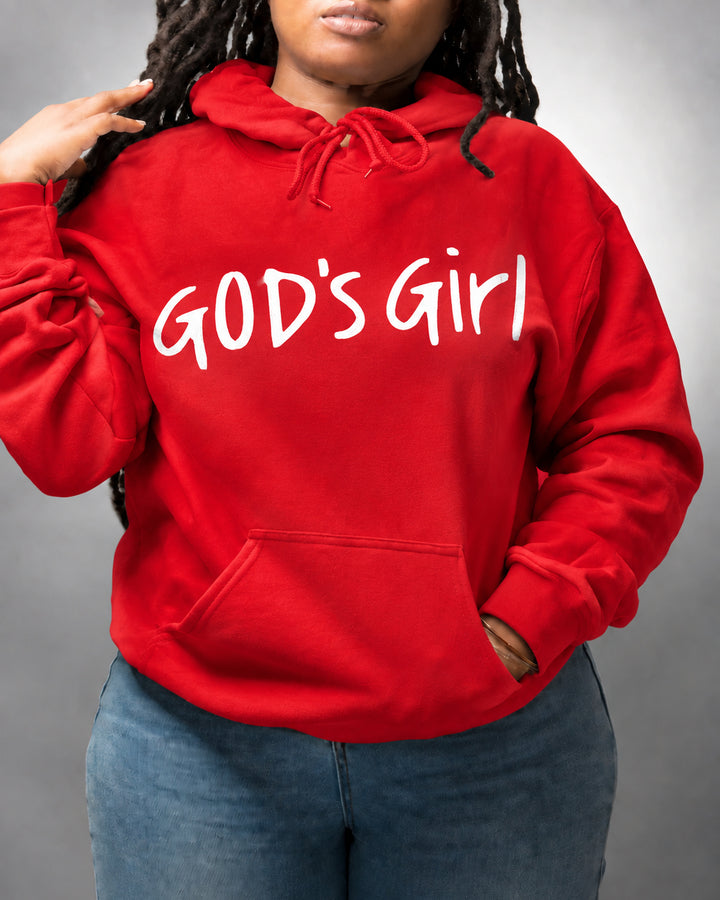 Women's GOD's Girl Prints Long Sleeve Hoodie