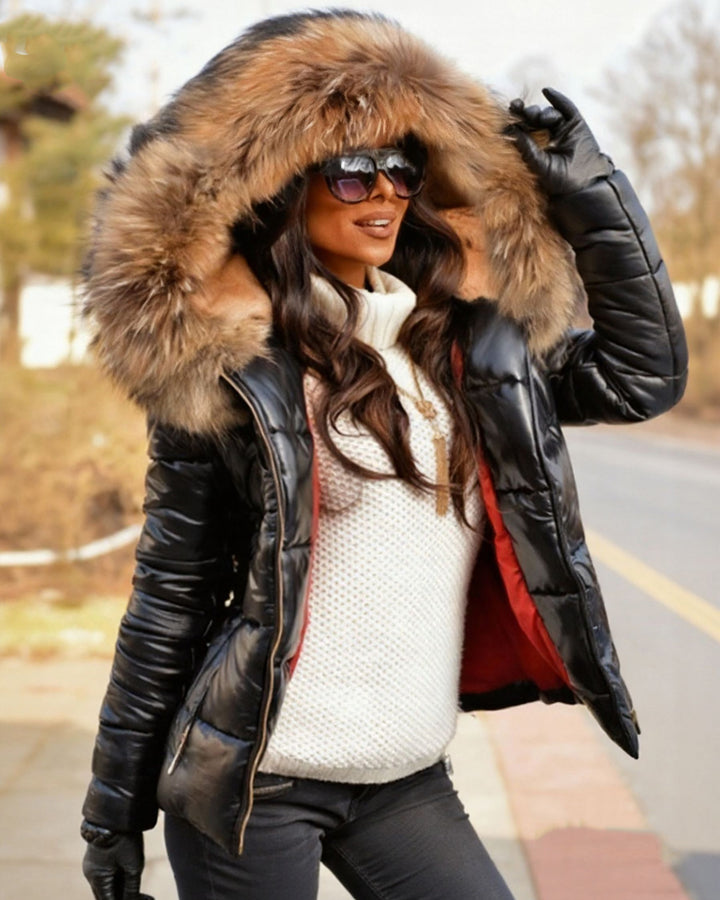 Down Cotton-padded Jacket Short Women's Cotton-padded Coat