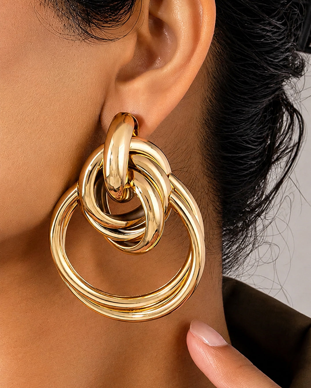 Geometric Drop Earrings
