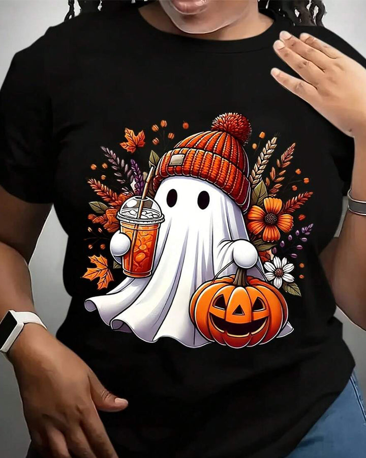 Women‘s Halloween & Autumn Casual T-Shirt