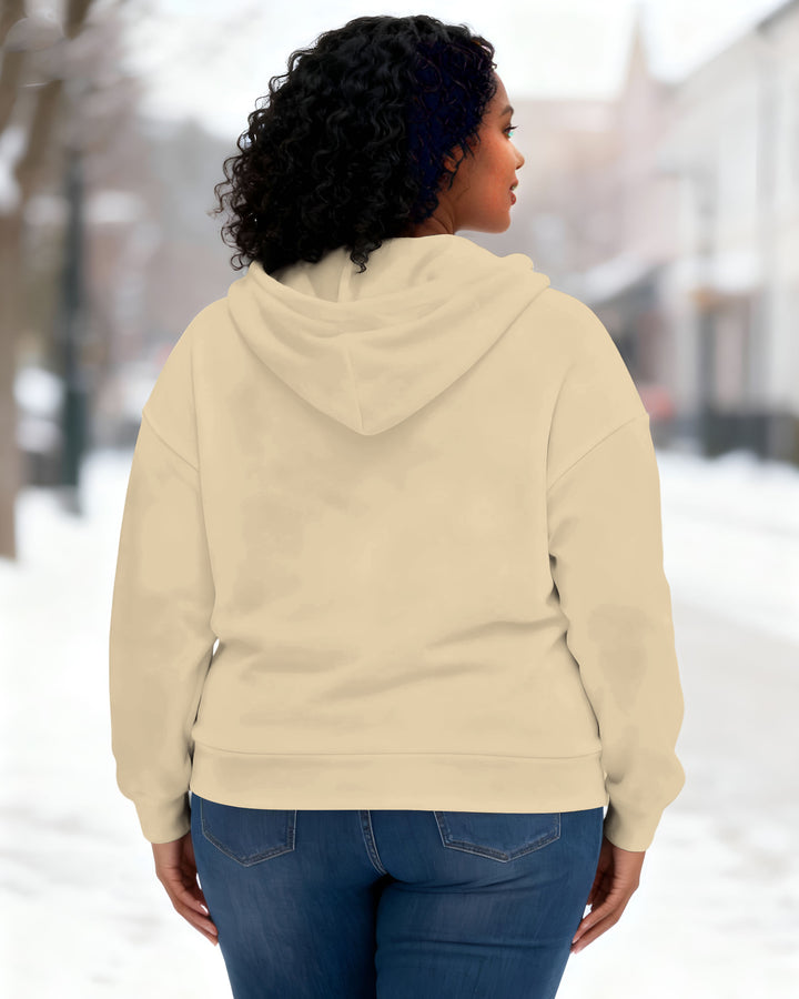 I'm Just Out Here Trusting God Long Sleeve Zip-Up Hoodies