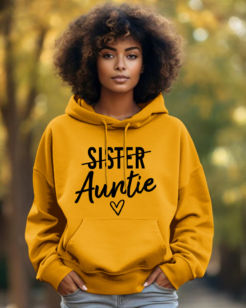 Sister Auntie Long-sleeved Hoodies