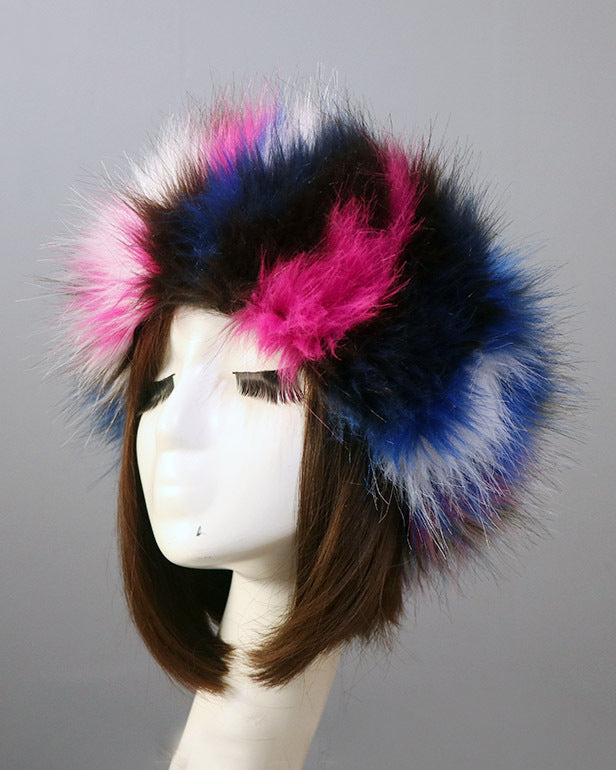 Imitation Fur Thickened Hat Without Cap Warm Hat
