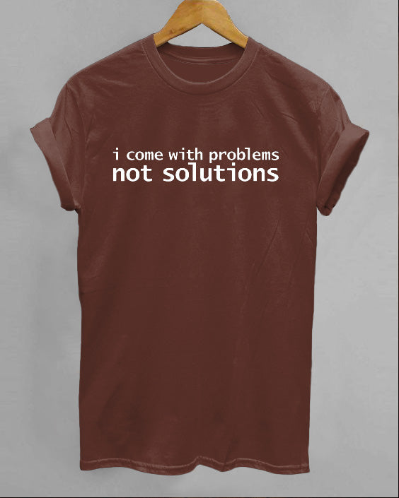 Superpower Problems Not Solutions Short Sleeve Cotton T-Shirt