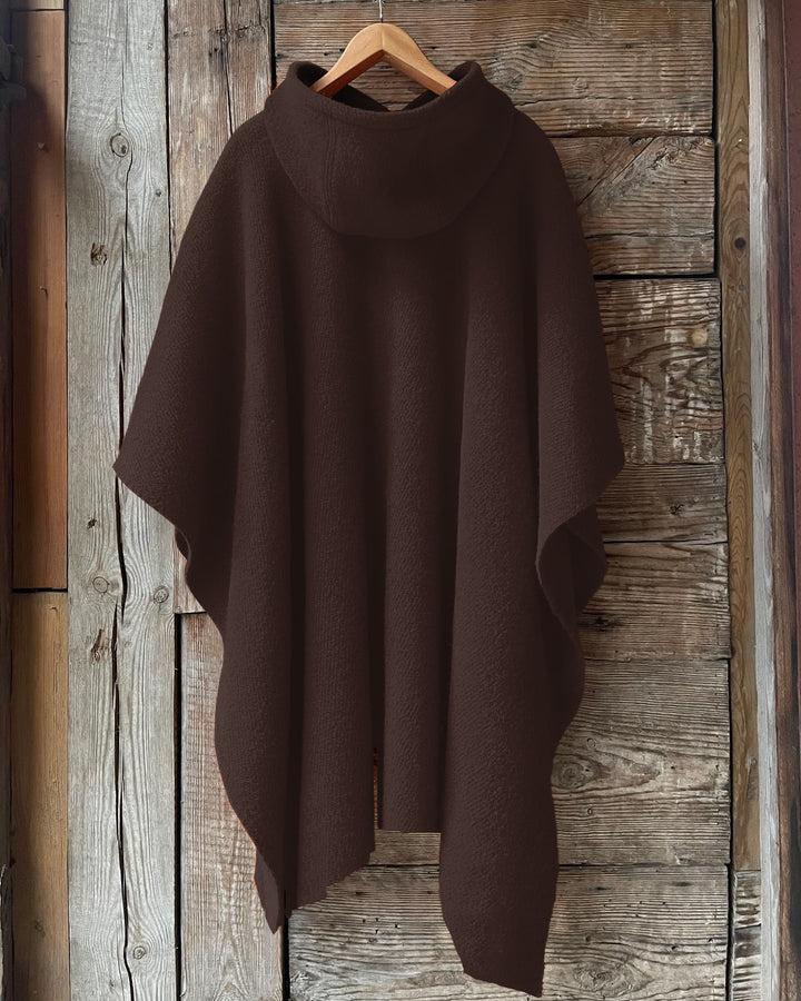 Letter God Got Me Hooded Warm Shawl Cape