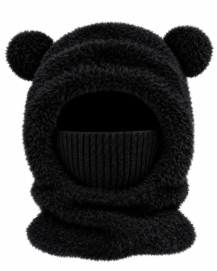 Stylish and Cute Bear Ear Design Windproof Hat
