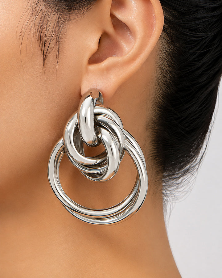 Geometric Drop Earrings