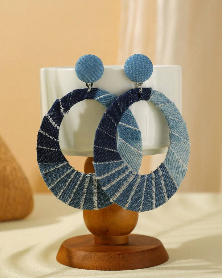 Casual Fashion Exaggerated Earrings, Handmade Oval Cowgirl Earrings
