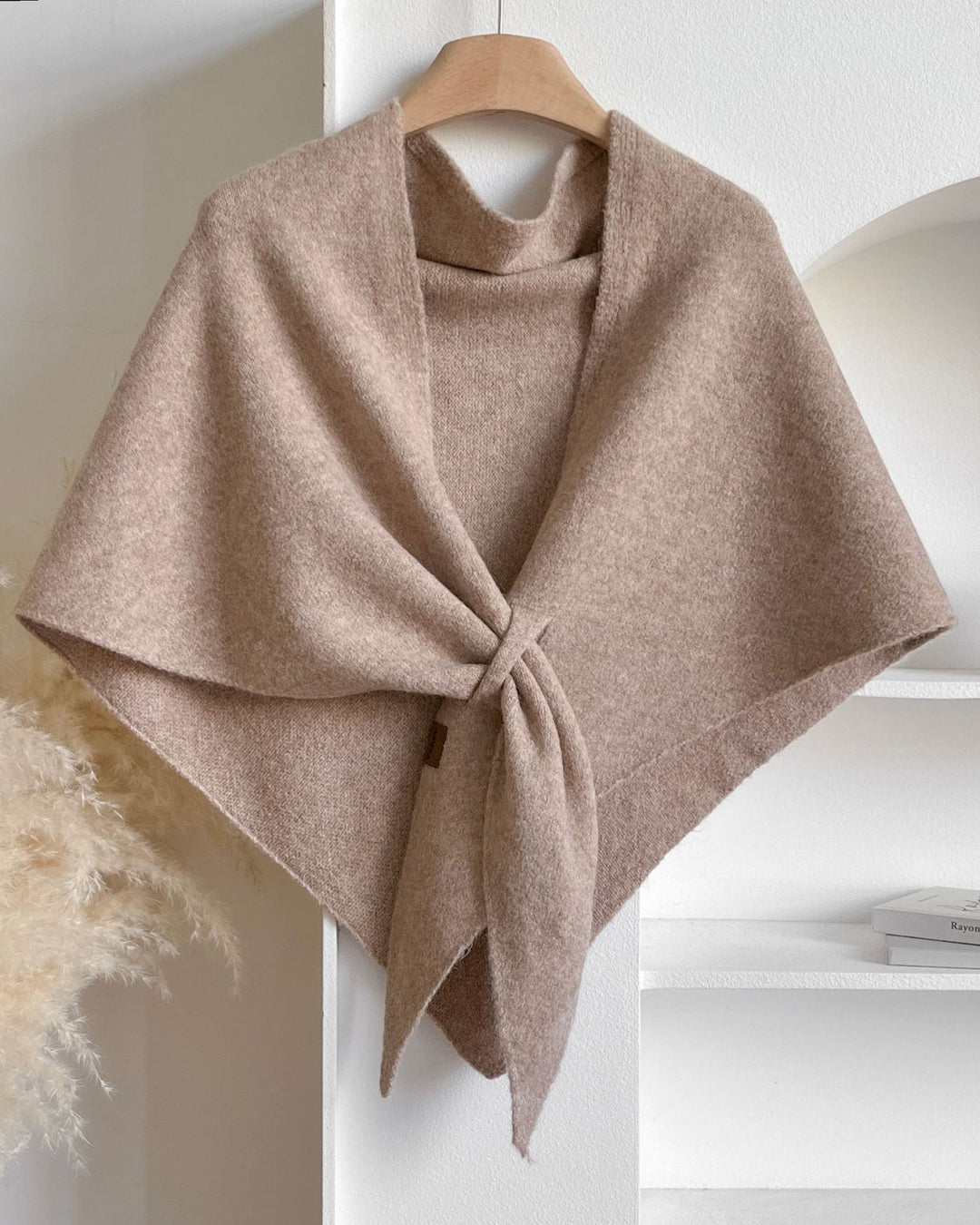 Women's Solid Color Shawl Scarf, Casual Soft Comfortable for Daily Wear
