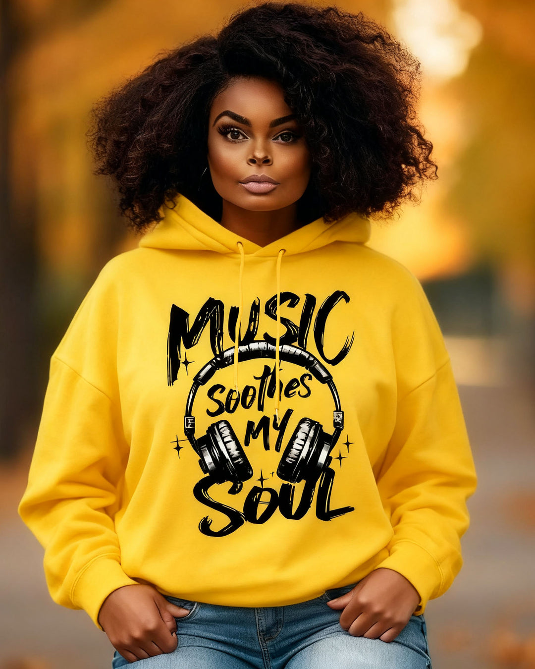 Music Soothes My Soul Long-sleeved Hoodies