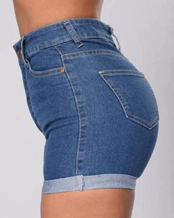 Women's High Stretch-Edge Denim Shorts