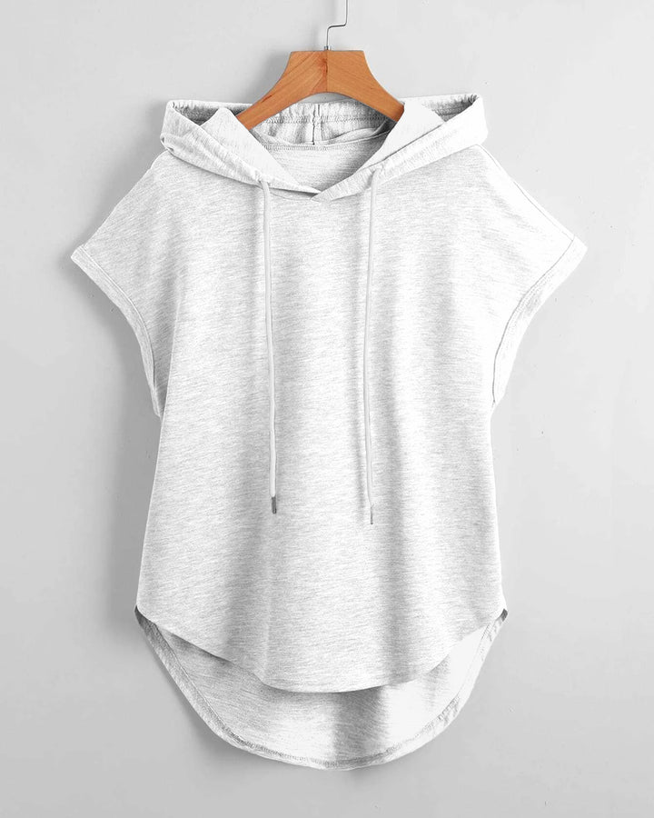 PERSONALIZED CUSTOM WOMEN'S SHORT-SLEEVED HOODED T-SHIRTS