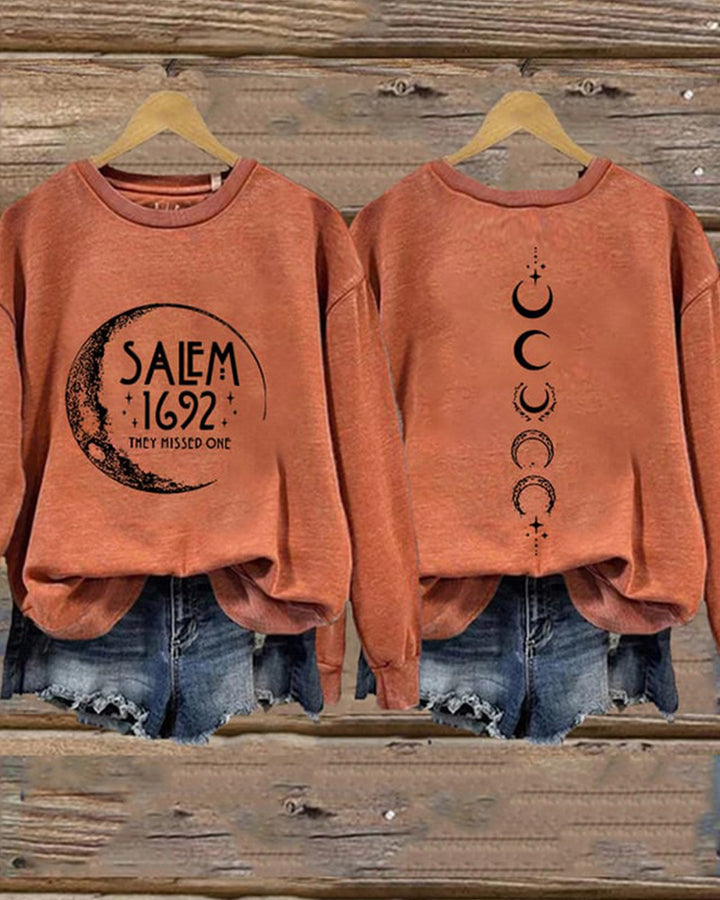 Salem 1692 They Missed One Halloween Long Sleeve Sweatshirt