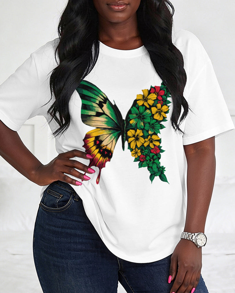 June Festival Reggae Print Cotton Tee