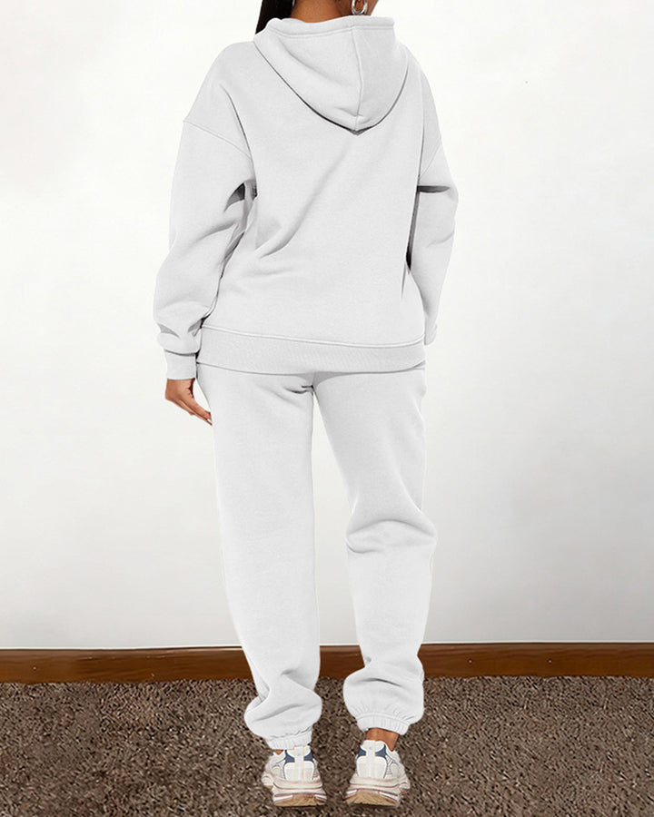 Be Unstoppable Believe In Yourself Hooded Two Pieces Set