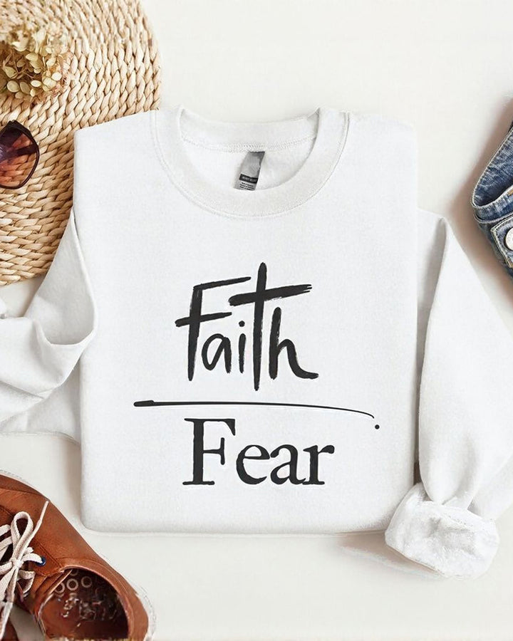 Faith Fear Crewneck Sweatshirt