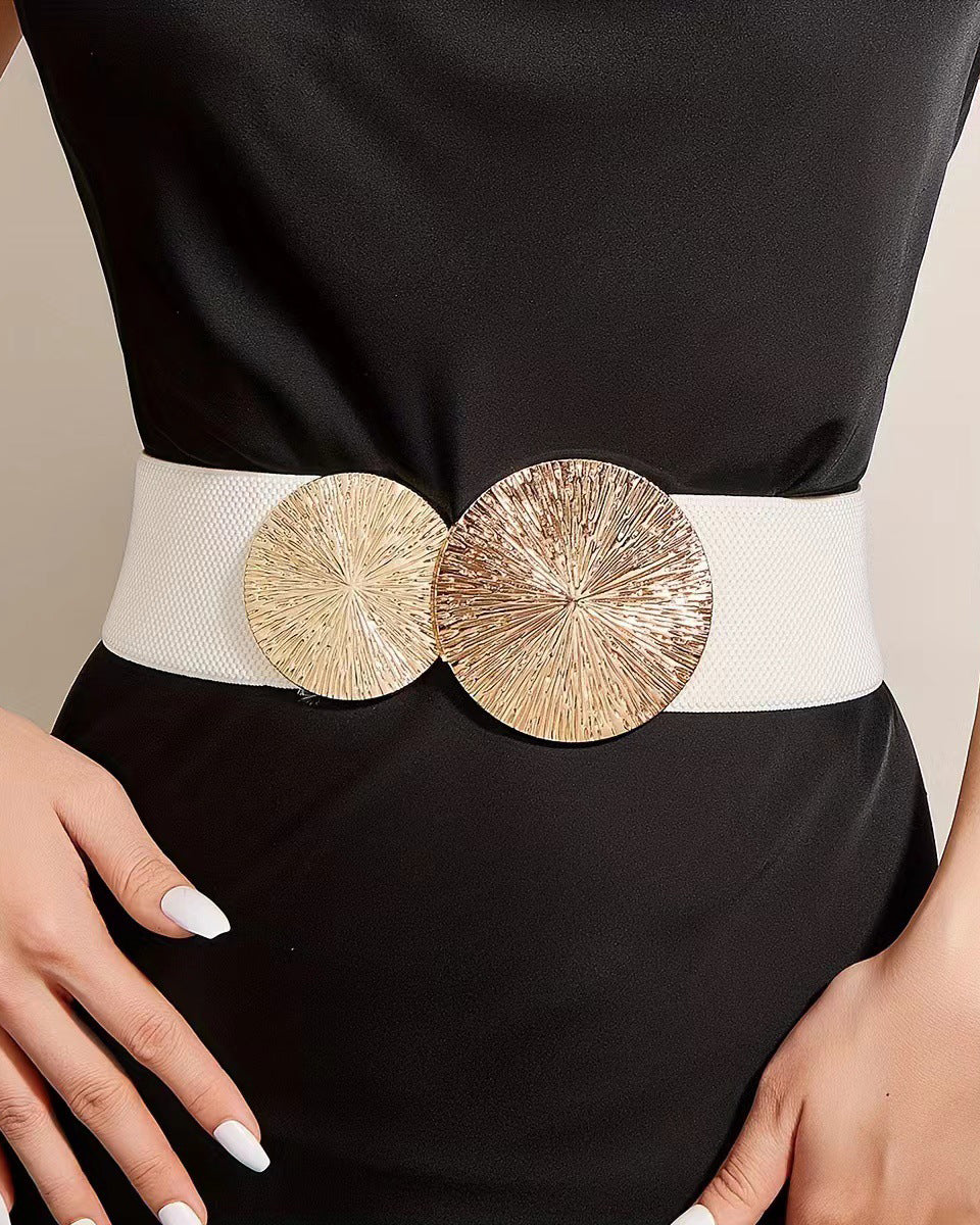 Women's 2.35in Wide Easy Adjustable Versatile Fashion Belt