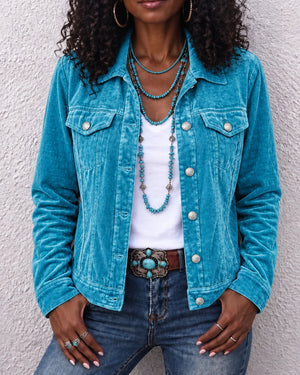 Bright blue
