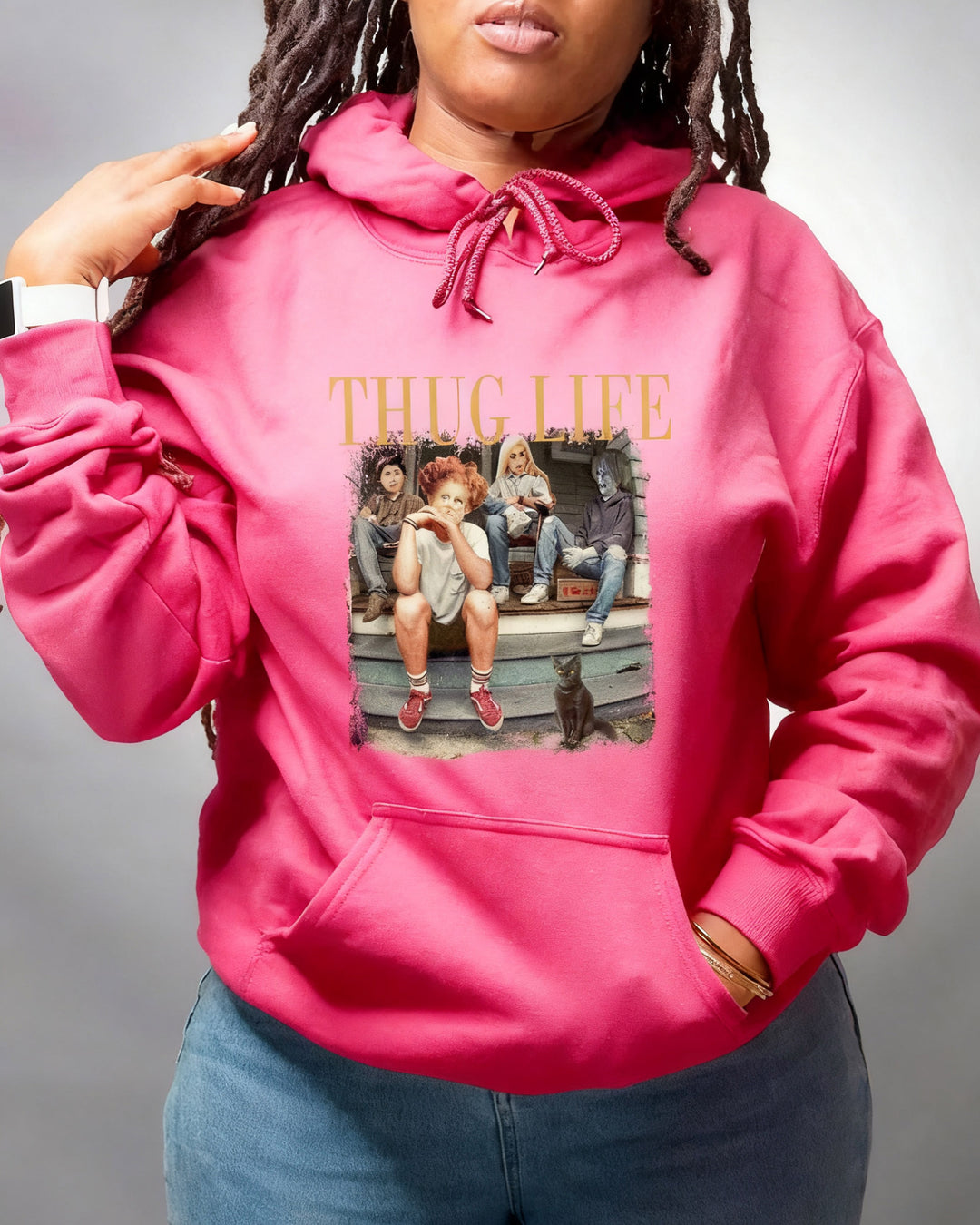 Thug Life Halloween Bad Witches Long Sleeve Hoodies