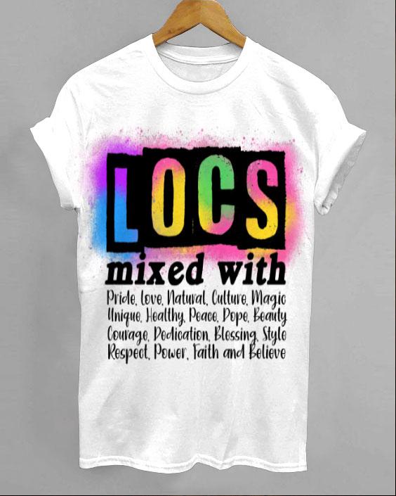 Locs Mixed with Good Things Unisex Short Sleeve Tshirt