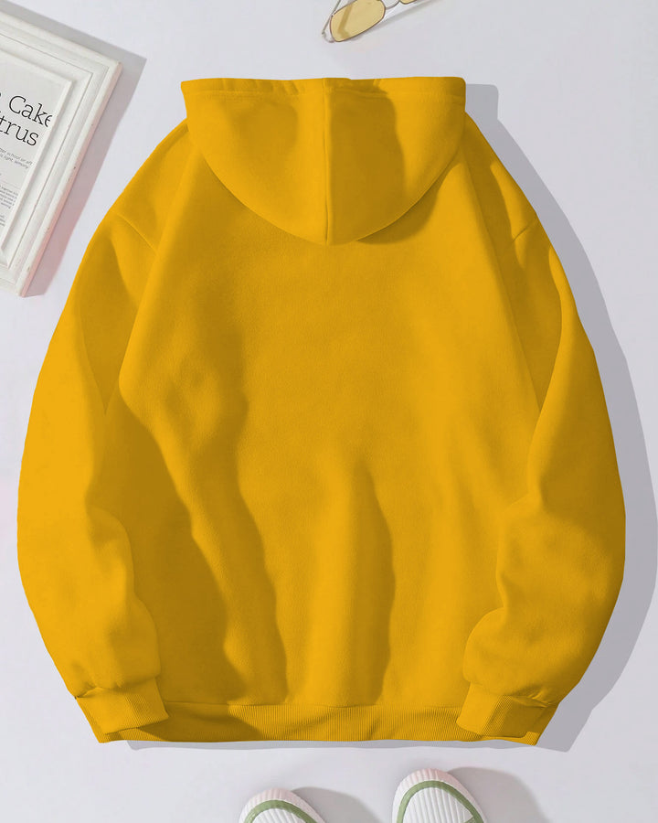 White "Hustlers" Print Long-sleeved Hoodie