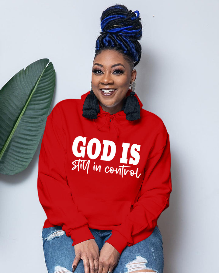 God Is In Control Christian Long Sleeve Hoodies