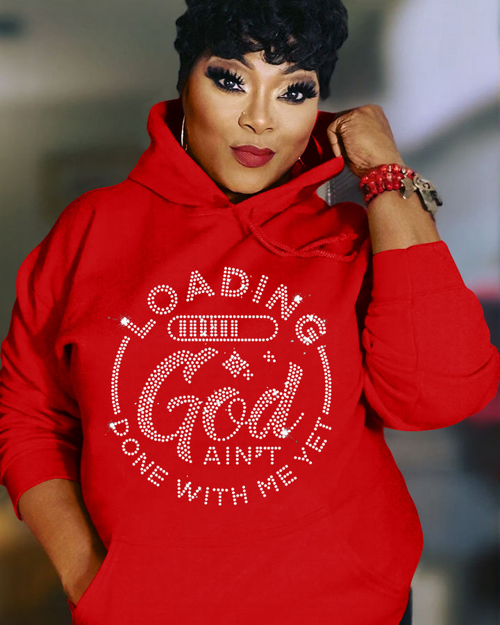 Loading God Ain't Done With Me Yet Printing Long Sleeve Hoodies