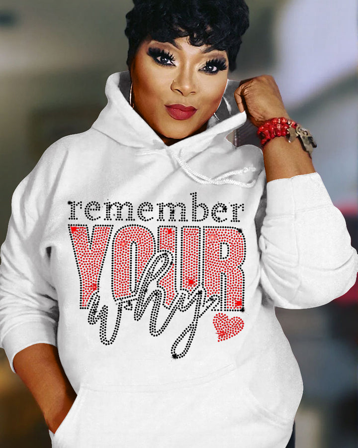 Remember Your Why Long Sleeve Hoodies