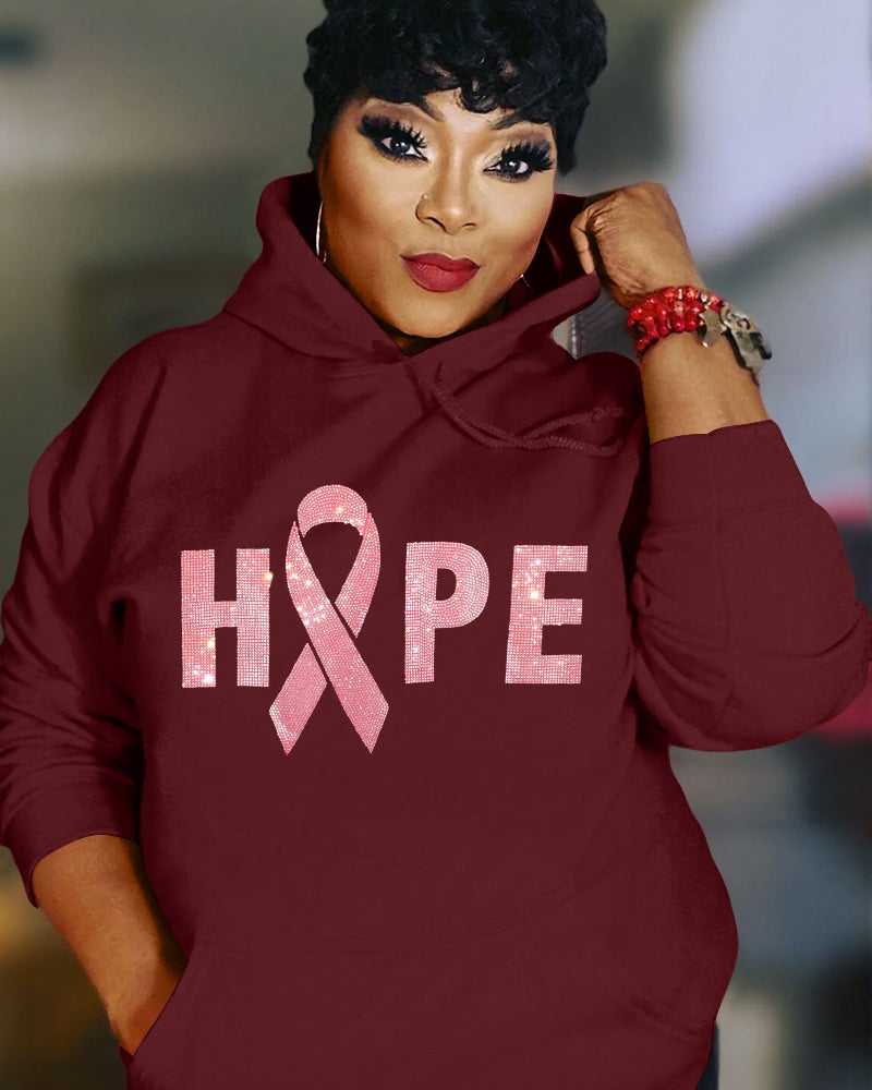 Awareness Hope Long Sleeve Hoodies