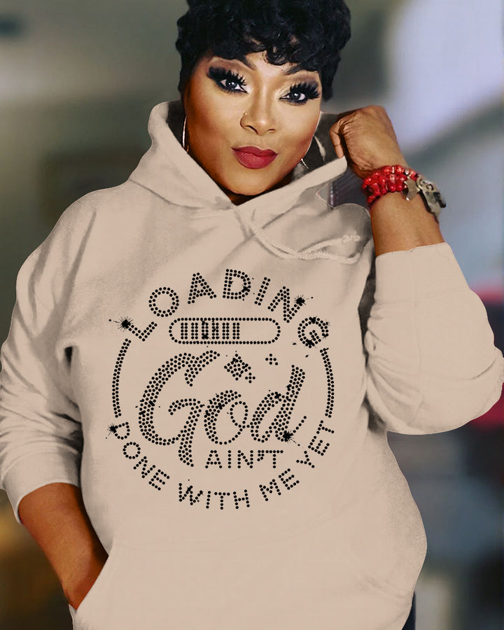 Loading God Ain't Done With Me Yet Printing Long Sleeve Hoodies