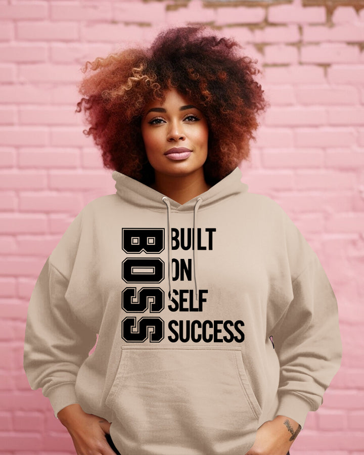 Business Owner Boss Letters Long Sleeve Hoodies