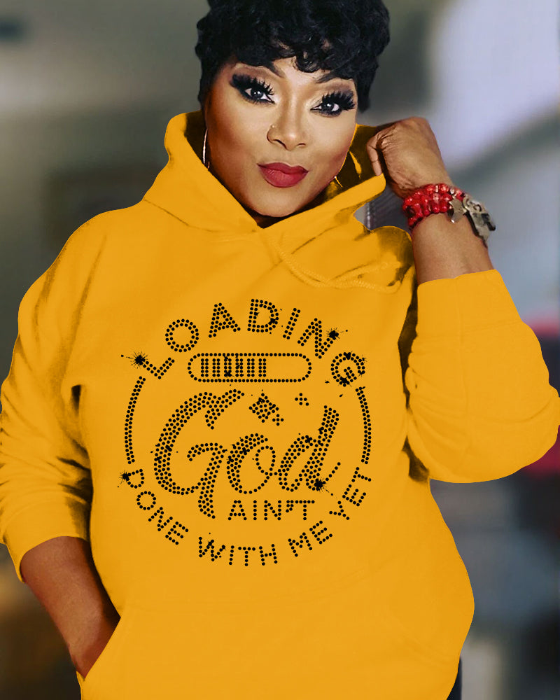 Loading God Ain't Done With Me Yet Printing Long Sleeve Hoodies