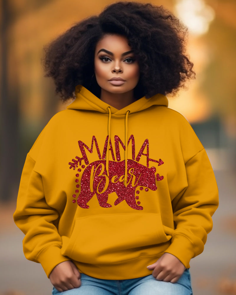 Mama Bear Long Sleeve Hoodies