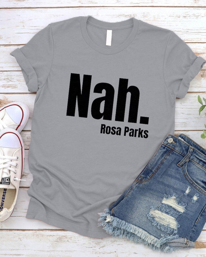 African American Black Women 100% Cotton Crew Neck Short Sleeve Tshirt