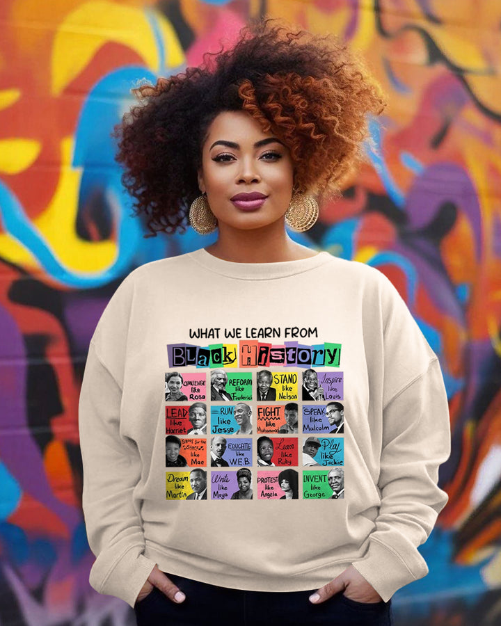 What We Learn From Crewneck Long Sleeve Sweatshirt
