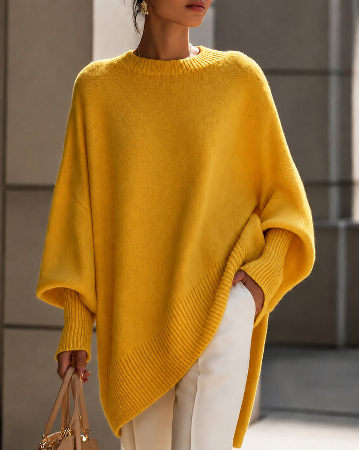 Crew Neck Pullover Loose Knit Sweater