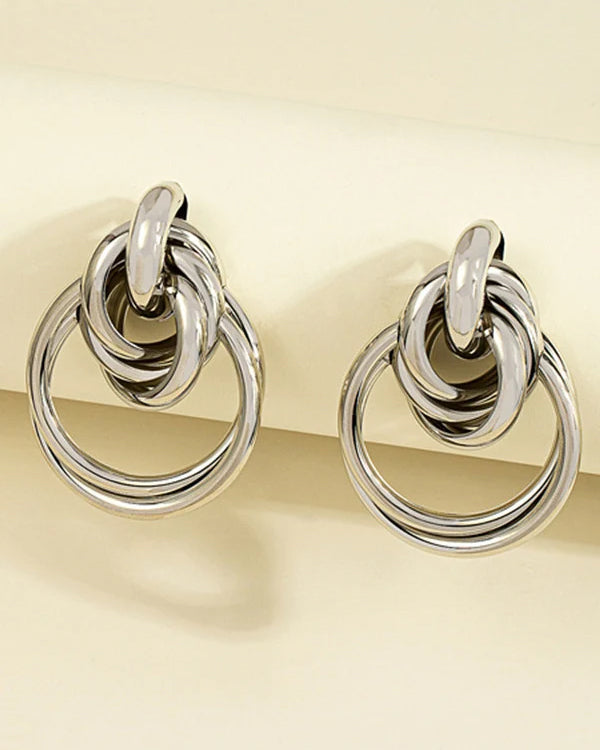 Geometric Drop Earrings