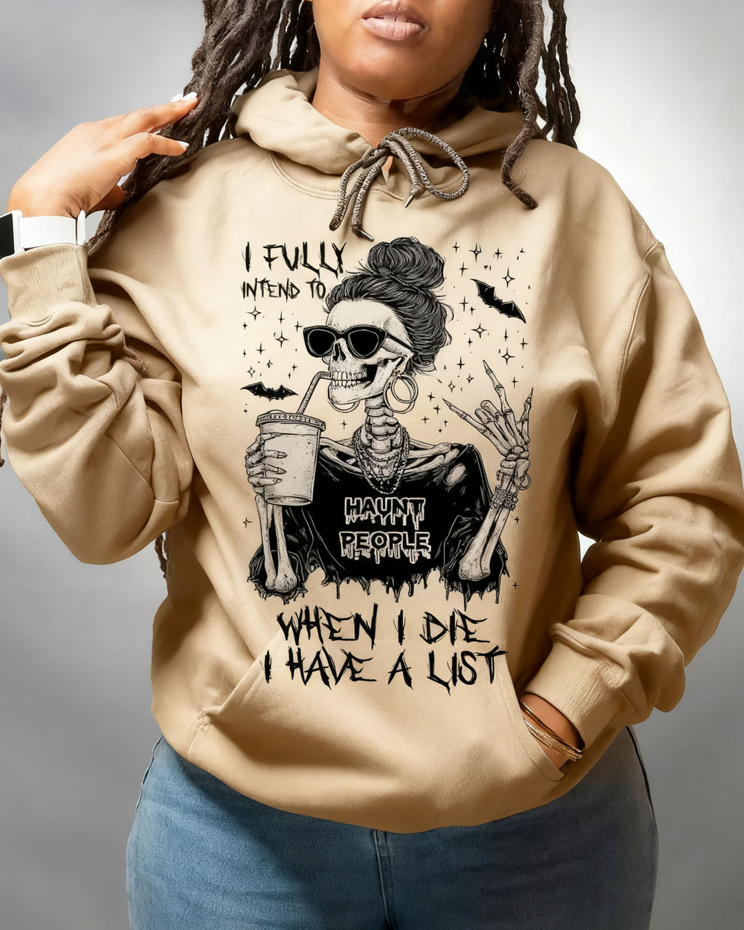 I Fully Intend To Haunt People When I Die Long Sleeve Hoodies